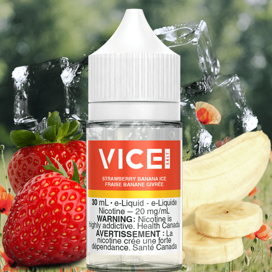 Strawberry Banana Ice Salt by Vice E-Liquid 12mg Okotoks Vape SuperStore Okotoks Alberta