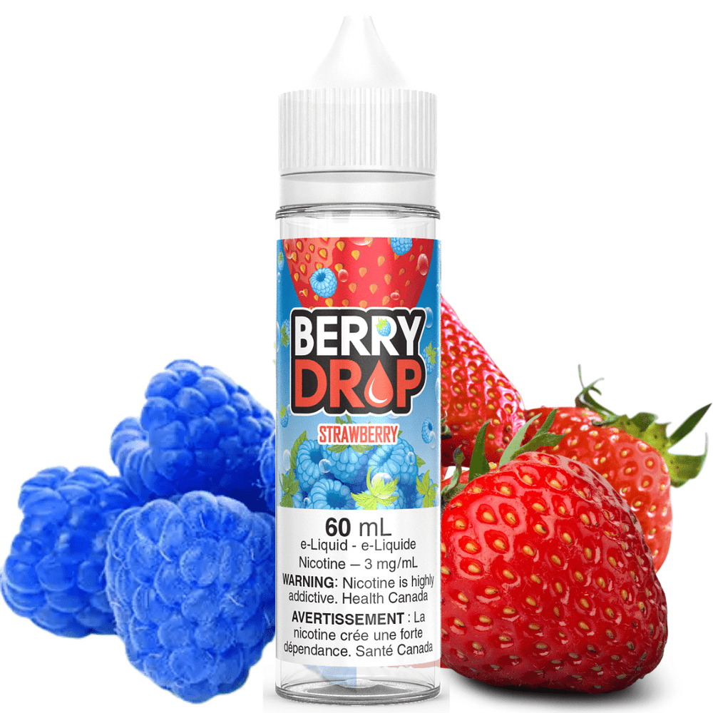 Strawberry by Berry Drop E-Liquid 60ml / 3mg Okotoks Vape SuperStore Okotoks Alberta