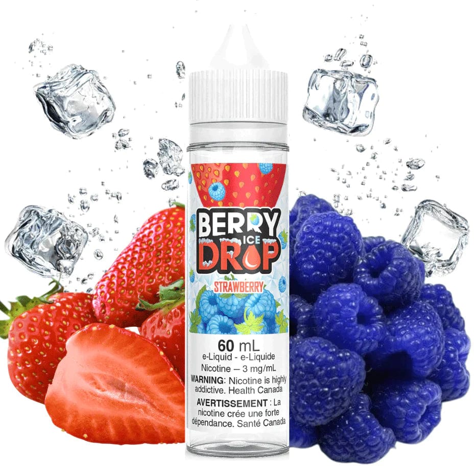 Strawberry Ice by Berry Drop E-Liquid 60ml / 3mg Okotoks Vape SuperStore Okotoks Alberta