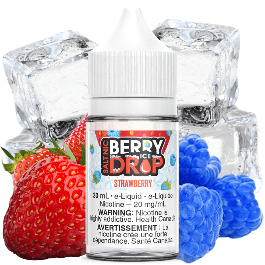 Strawberry Ice Salt by Berry Drop E-Liquid 30ml / 12mg Okotoks Vape SuperStore Okotoks Alberta