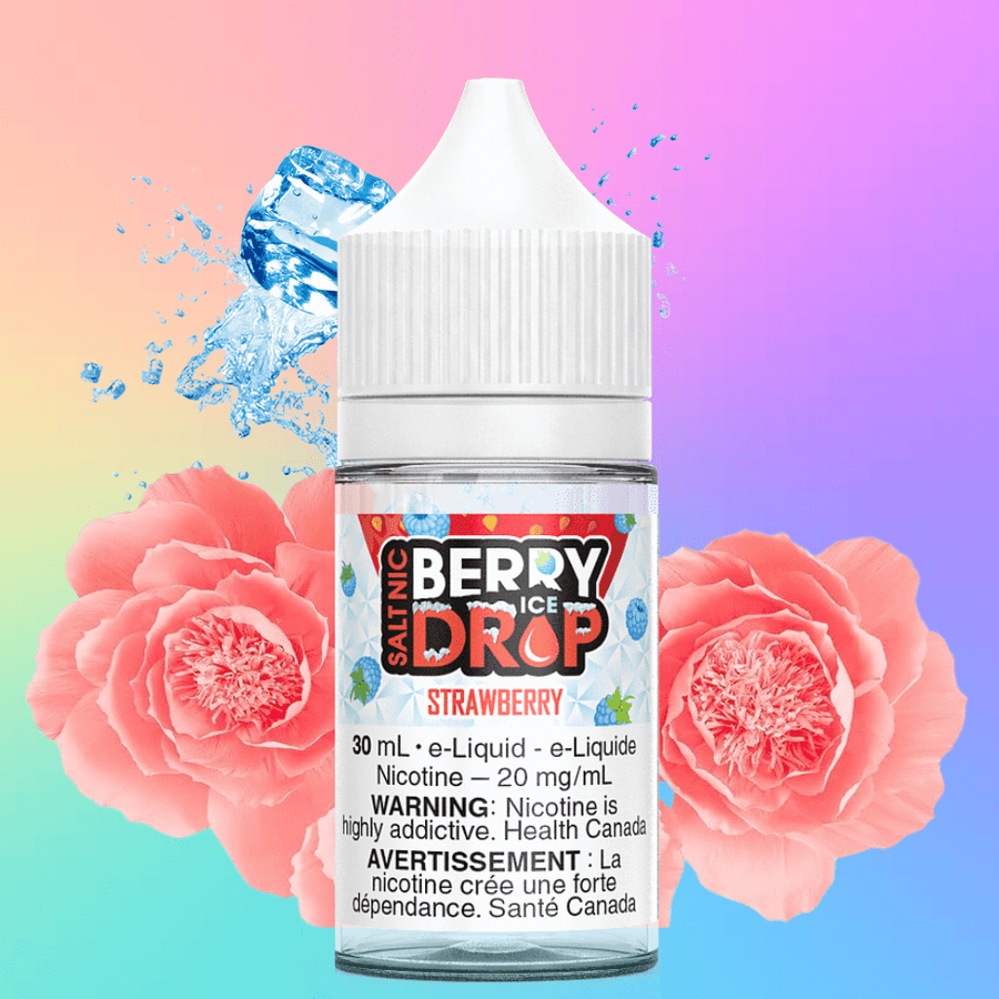 Strawberry Ice Salt by Berry Drop E-Liquid Okotoks Vape SuperStore Okotoks Alberta