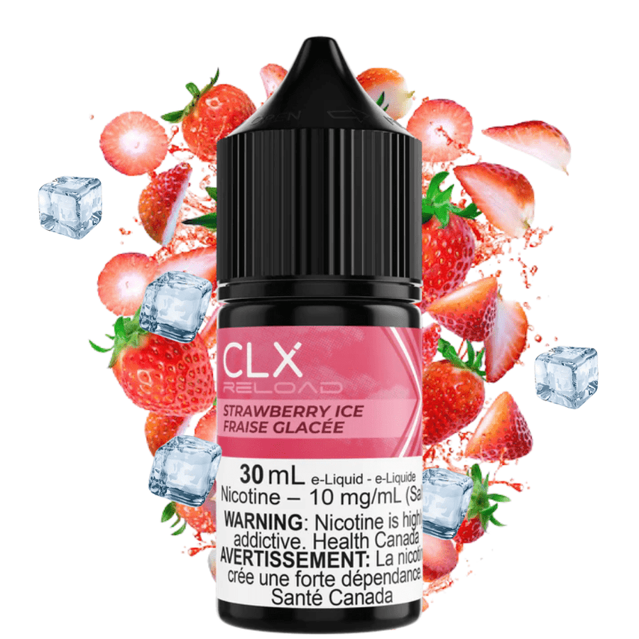 Strawberry Ice Salt by CLX Reload E-Liquid 30ml / 10mg Okotoks Vape SuperStore Okotoks Alberta