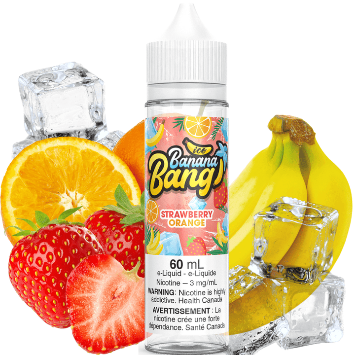 Strawberry Orange Ice by Banana Bang E-Liquid 60ml / 3mg Okotoks Vape SuperStore Okotoks Alberta