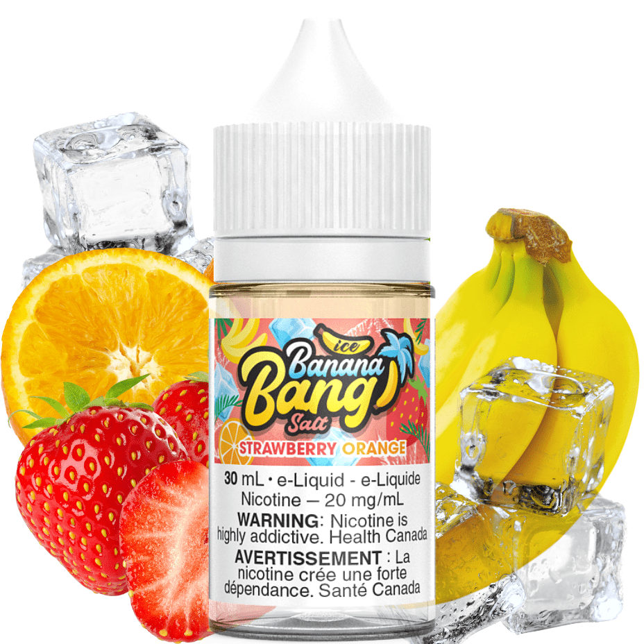 Strawberry Orange Ice Salt by Banana Bang E-Liquid 30ml / 12mg Okotoks Vape SuperStore Okotoks Alberta