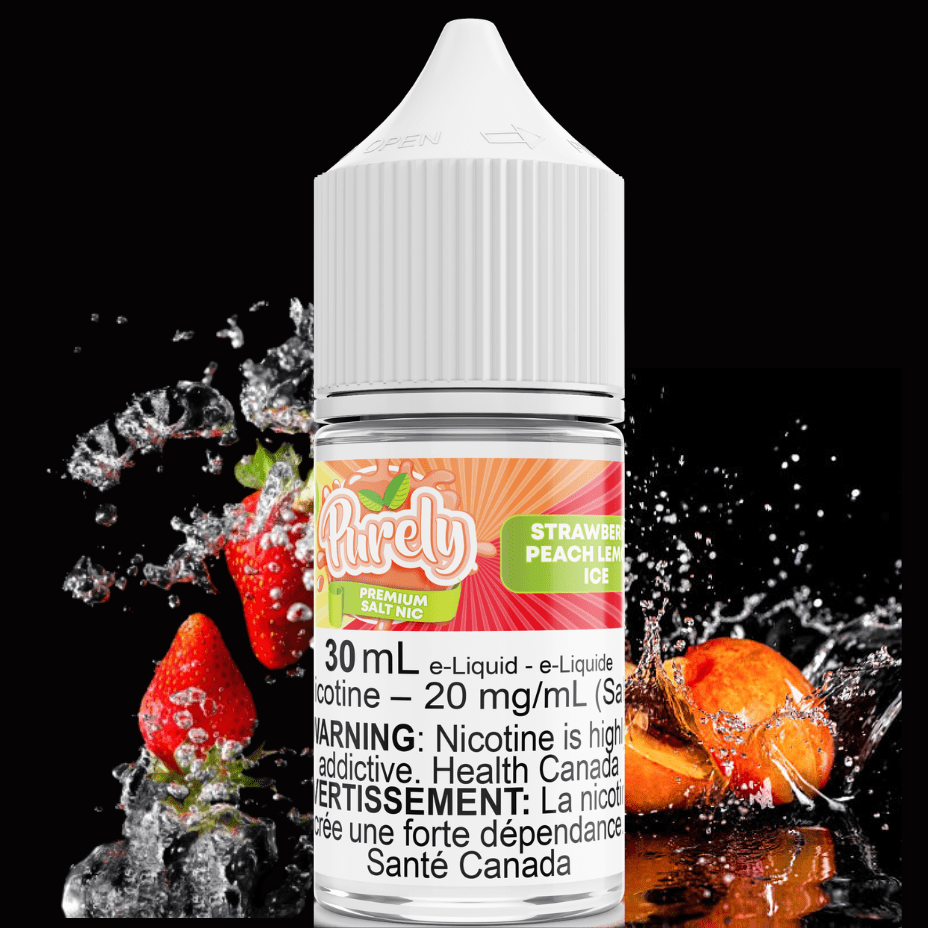 Strawberry Peach Lemon Ice Salt Nic by Purely E-Liquid 30ml / 12mg Okotoks Vape SuperStore Okotoks Alberta