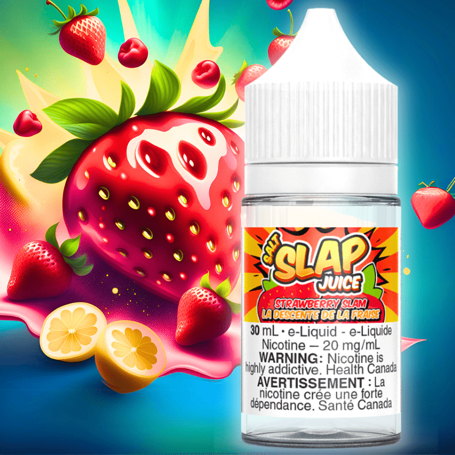 Strawberry Slam Salt by Slap Juice Okotoks Vape SuperStore Okotoks Alberta