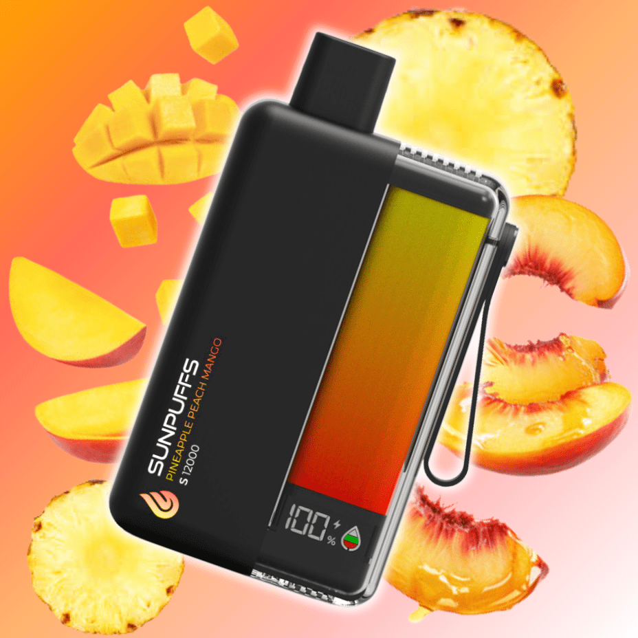 Sunpuffs S12000 Disposable Vape - Pineapple Peach Mango 20mg / 12000 Okotoks Vape SuperStore Okotoks Alberta