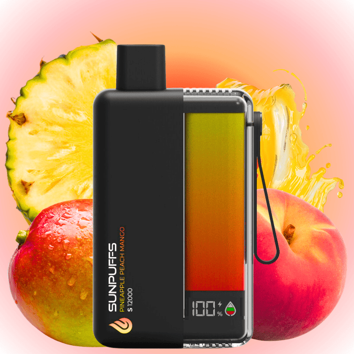 Sunpuffs S12000 Disposable Vape - Pineapple Peach Mango 20mg / 12000 Okotoks Vape SuperStore Okotoks Alberta