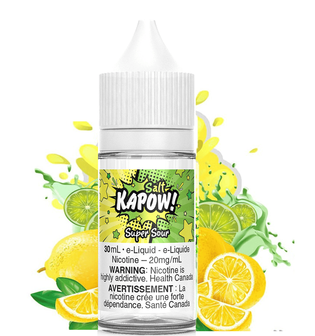 Super Sour Salt by Kapow E-Liquid 30ml / 12mg Okotoks Vape SuperStore Okotoks Alberta