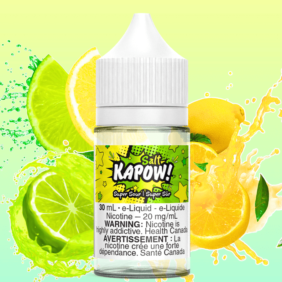 Super Sour Salt by Kapow E-Liquid Okotoks Vape SuperStore Okotoks Alberta