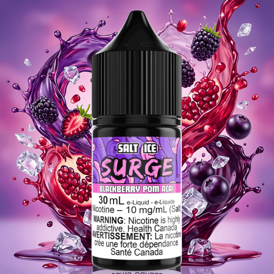 Surge E-Liquid-Blackberry Pom Acai Ice Salt 30ml Okotoks Vape SuperStore Okotoks Alberta