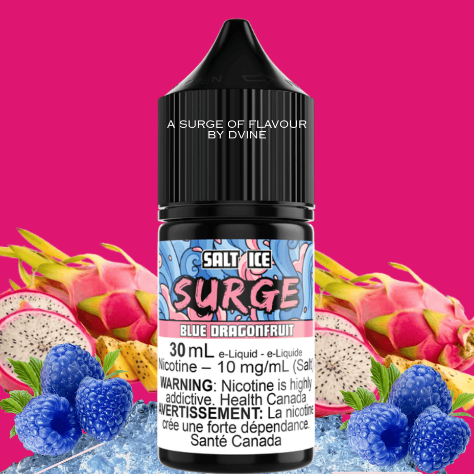 Surge E-Liquid-Blue Dragonfruit Ice Salt 30ml 10mg Okotoks Vape SuperStore Okotoks Alberta