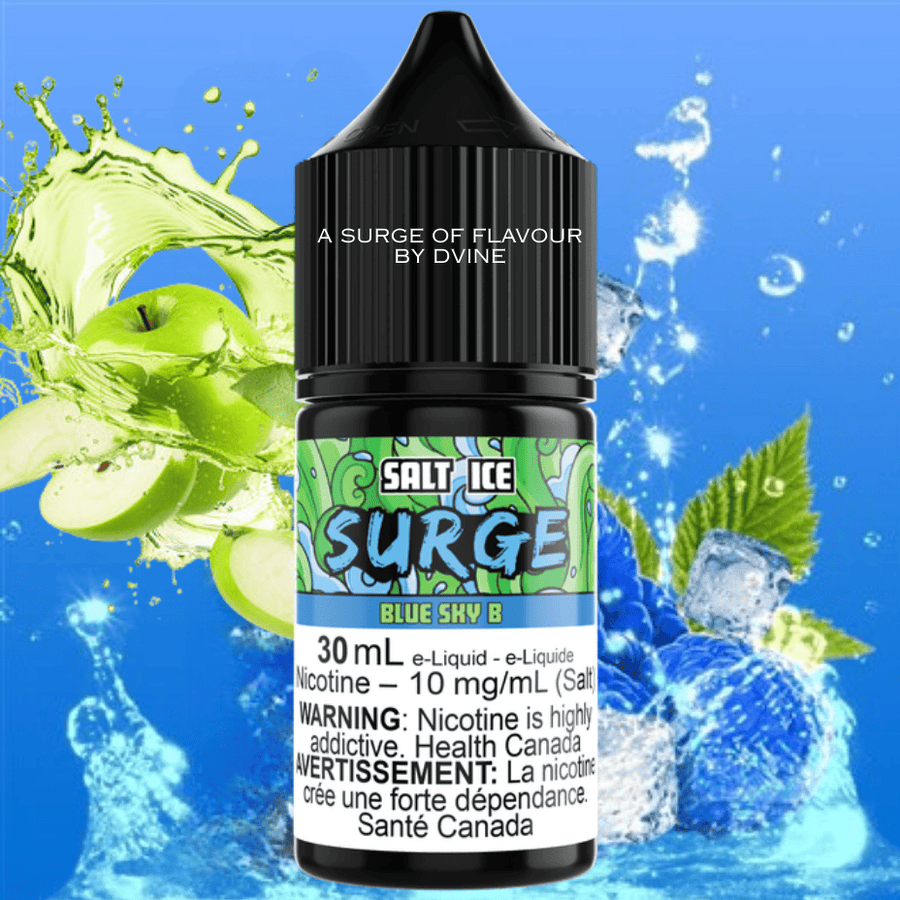 Surge E-Liquid-Blue Sky B Ice Salt 30ml 10mg Okotoks Vape SuperStore Okotoks Alberta