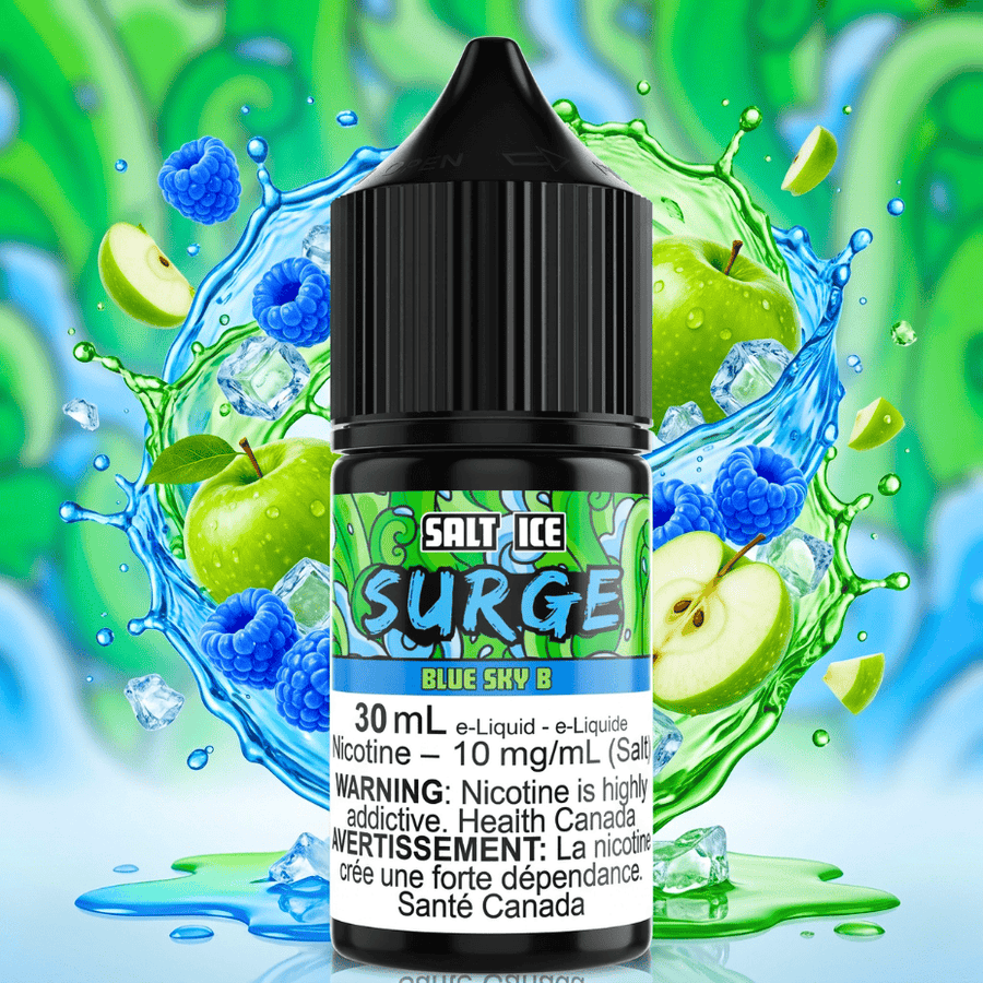 Surge E-Liquid-Blue Sky B Ice Salt 30ml Okotoks Vape SuperStore Okotoks Alberta