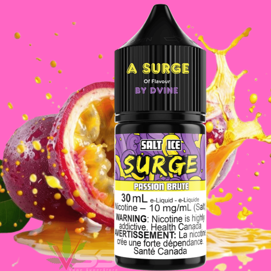 Surge E-Liquid-Passion Brute Ice Salt 30ml 10mg Okotoks Vape SuperStore Okotoks Alberta