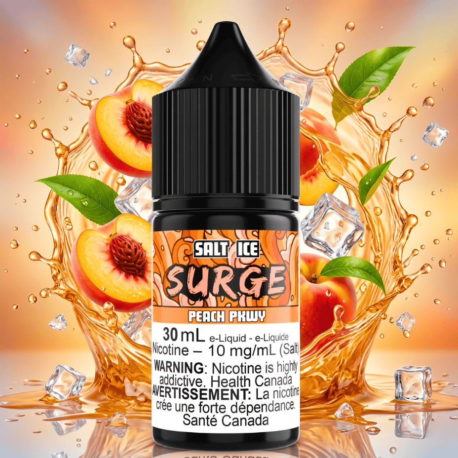Surge E-Liquid-Peach PKWY Ice Salt 30ml Okotoks Vape SuperStore Okotoks Alberta