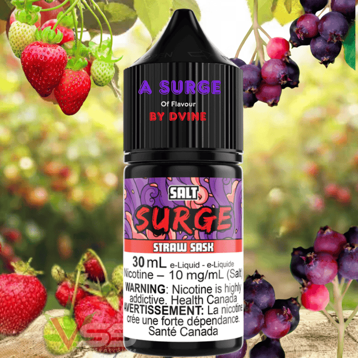 Surge E-Liquid-Straw Sask Salt 30ml 10mg Okotoks Vape SuperStore Okotoks Alberta