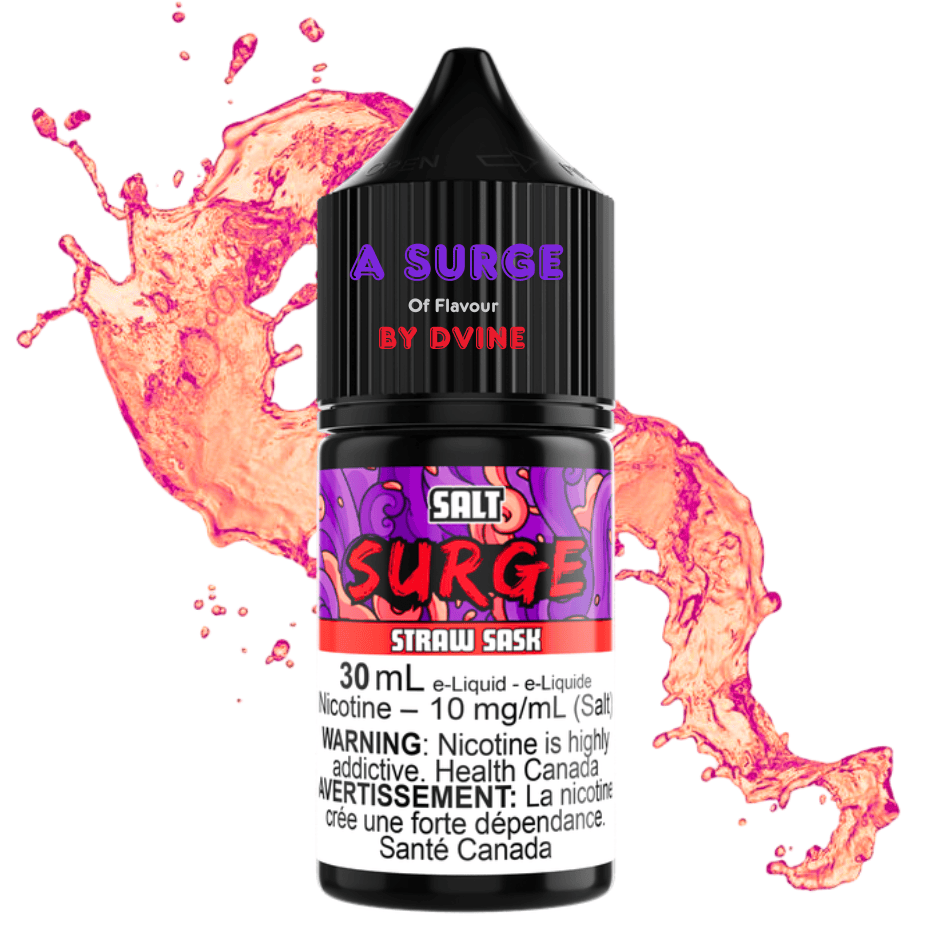 Surge E-Liquid-Straw Sask Salt 30ml Okotoks Vape SuperStore Okotoks Alberta