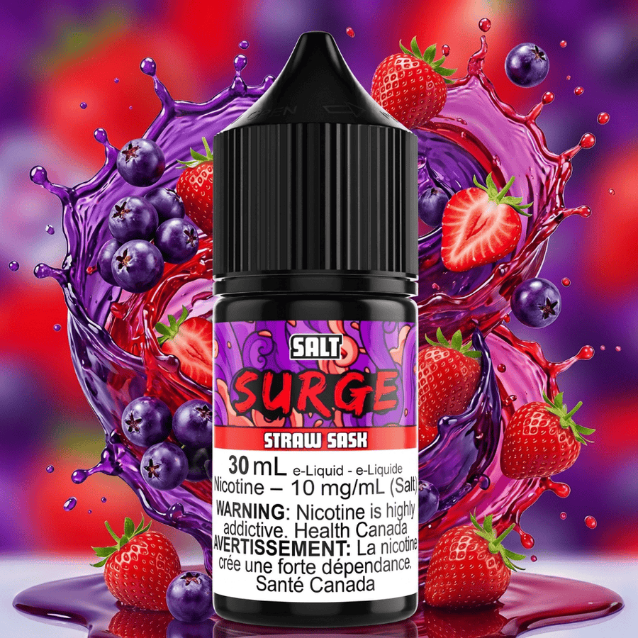 Surge E-Liquid-Straw Sask Salt 30ml Okotoks Vape SuperStore Okotoks Alberta