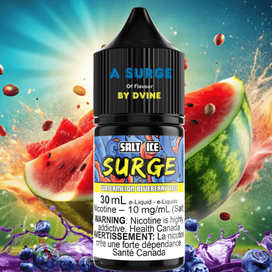 Surge E-Liquid-Watermelon Blueberry Zest Salt 30ml Okotoks Vape SuperStore Okotoks Alberta