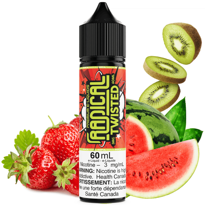 Twisted by Radical E-Liquid 60ml / 3mg Okotoks Vape SuperStore Okotoks Alberta