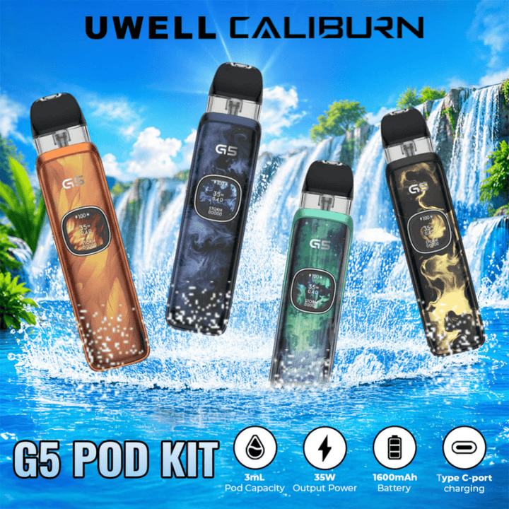 UWELL Caliburn G5 Pod Kit - 1600mAh Okotoks Vape SuperStore Okotoks Alberta