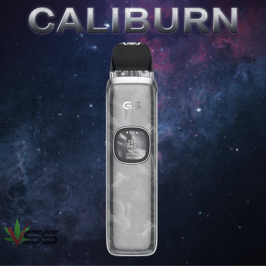 UWELL Caliburn G5 Pod Kit - 1600mAh Silver Marble Okotoks Vape SuperStore Okotoks Alberta