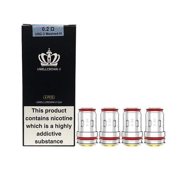 Uwell Crown V Replacement Coils - 4pck 0.2ohm SC Okotoks Vape SuperStore Okotoks Alberta