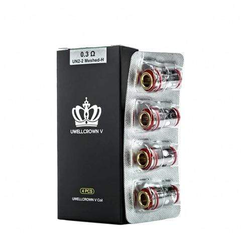 Uwell Crown V Replacement Coils - 4pck 0.3ohm DC Okotoks Vape SuperStore Okotoks Alberta