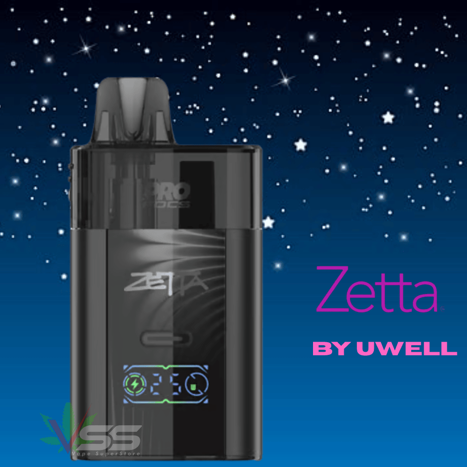 UWELL Zetta Pod Kit-2000mAh Black Okotoks Vape SuperStore Okotoks Alberta