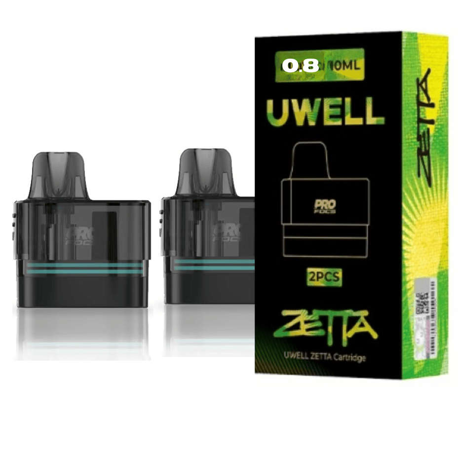 Uwell Zetta Replacement Pods-2/pkg 0.8ohm Okotoks Vape SuperStore Okotoks Alberta