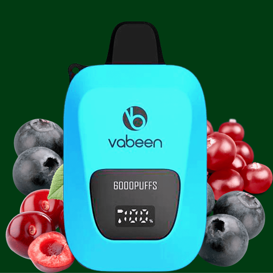 Vabeen Flex Air Ultra 6000 Disposable Vape-Blueberry Cherry Cranberry 20mg / 13mL Okotoks Vape SuperStore Okotoks Alberta