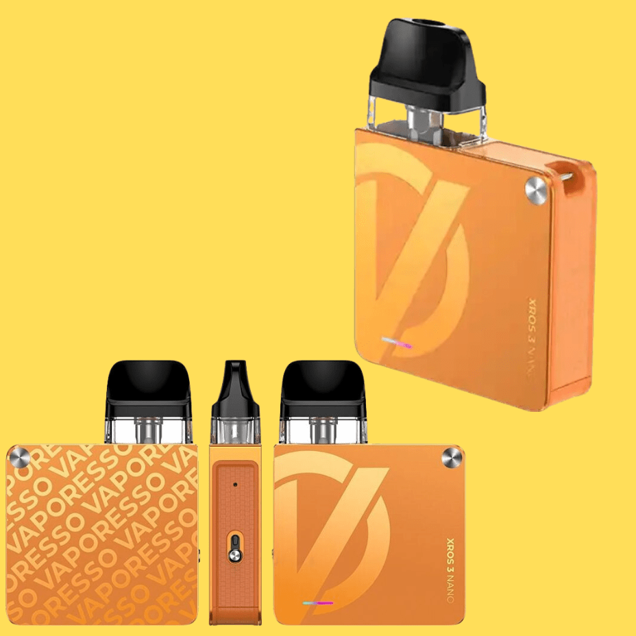 Vaporesso XROS 3 Nano Pod Kit 1000 mAh / Vital Orange Okotoks Vape SuperStore Okotoks Alberta