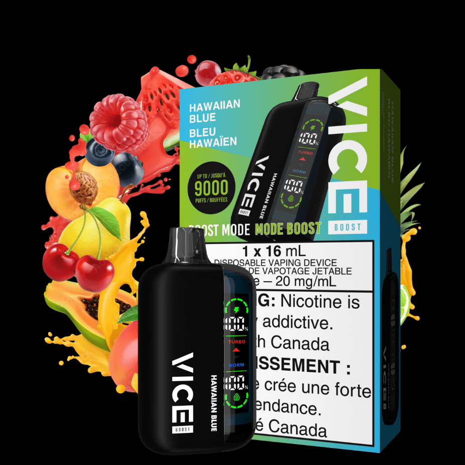 Vice Boost Disposable Vape-Hawaiian Blue 9000 Puffs / 20mg Okotoks Vape SuperStore Okotoks Alberta