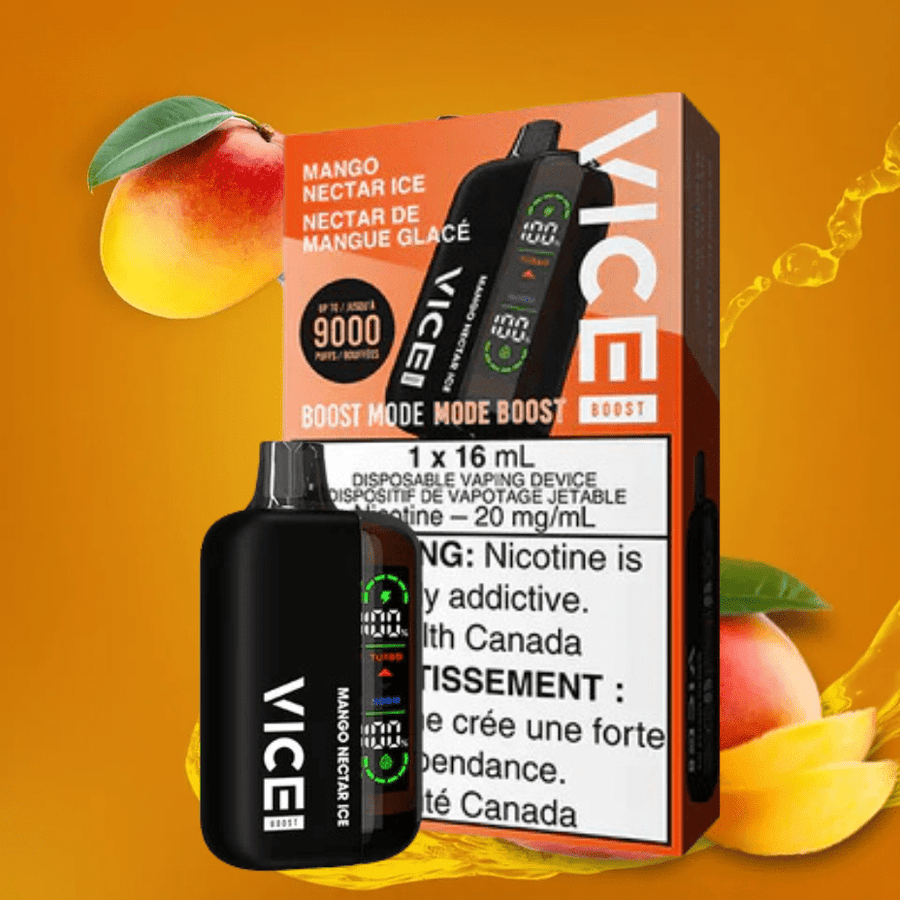 Vice Boost Disposable Vape-Mango Nectar Ice 9000 Puffs / 20mg Okotoks Vape SuperStore Okotoks Alberta