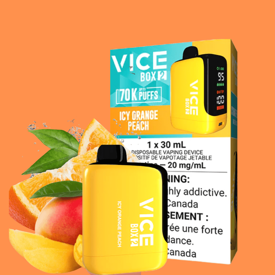 Vice Box 2 Disposable Vape-Icy Orange Peach Okotoks Vape SuperStore Okotoks Alberta