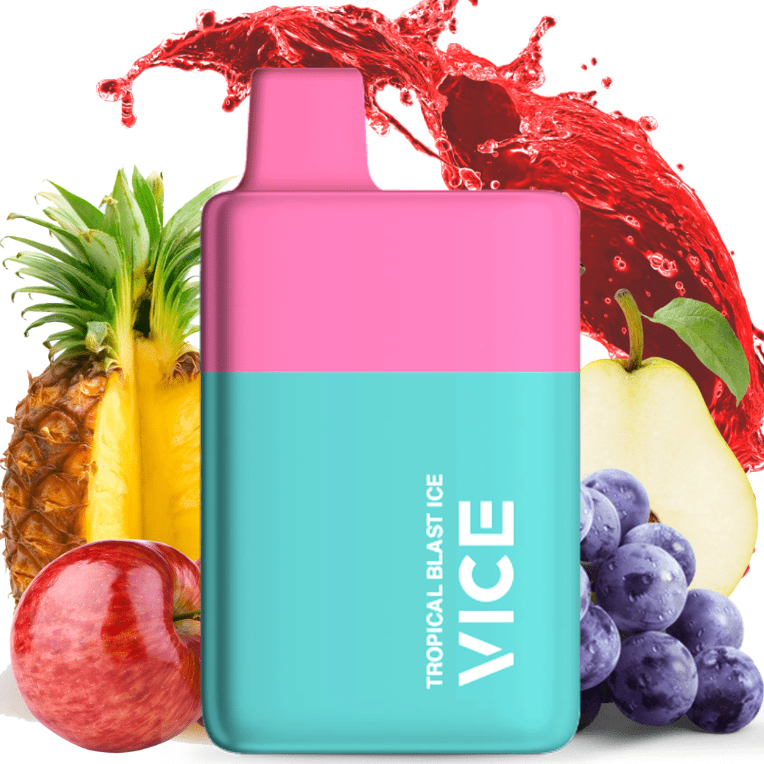 Vice Box 6000 Rechargeable Disposable Vape-Tropical Blast Ice 20mg / 13ml Okotoks Vape SuperStore Okotoks Alberta