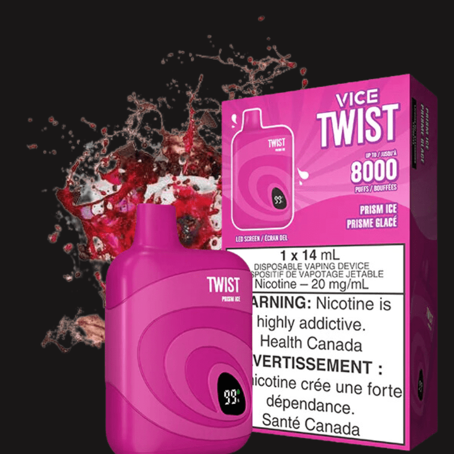 Vice Twist 8000 Disposable Vape-Prism Ice 8000 Puffs / 20mg Okotoks Vape SuperStore Okotoks Alberta