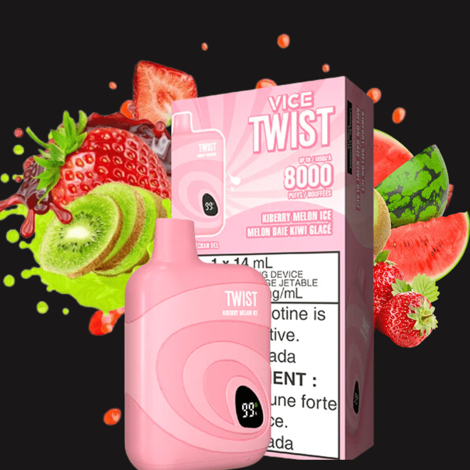 Vice Twist 8000 Puff Disposable Vape-Kiberry Ice 8000 Puffs / 20mg Okotoks Vape SuperStore Okotoks Alberta