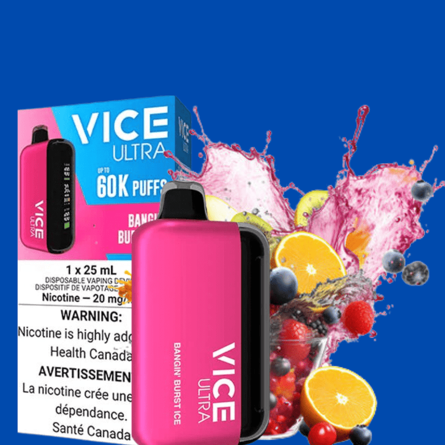 Vice Ultra 60K Disposable Vape - Bangin' Burst Ice Okotoks Vape SuperStore Okotoks Alberta