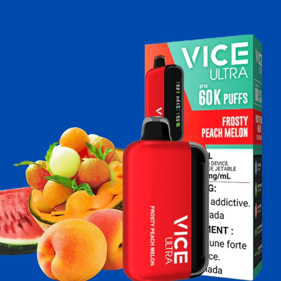 Vice Ultra 60K Disposable Vape - Frosty Peach Melon Okotoks Vape SuperStore Okotoks Alberta