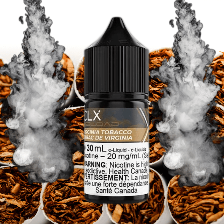 Virginia Tobacco Salt by CLX Reload E-Liquid 30mL / 10mg Okotoks Vape SuperStore Okotoks Alberta