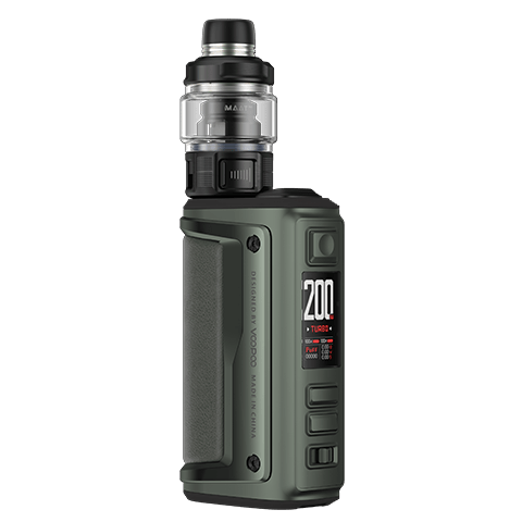 VooPoo Argus GT2 Starter Kit-200W 200W / Green Okotoks Vape SuperStore Okotoks Alberta