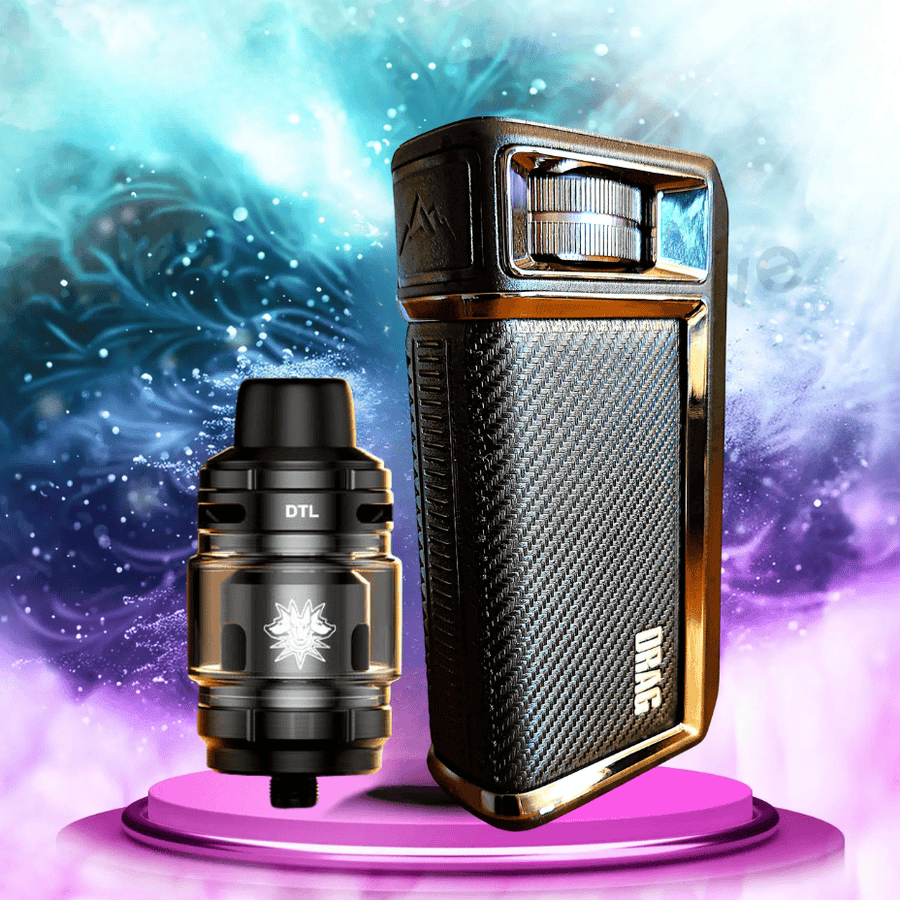 VooPoo Drag 6 Box Mod Kit-220W Black Okotoks Vape SuperStore Okotoks Alberta