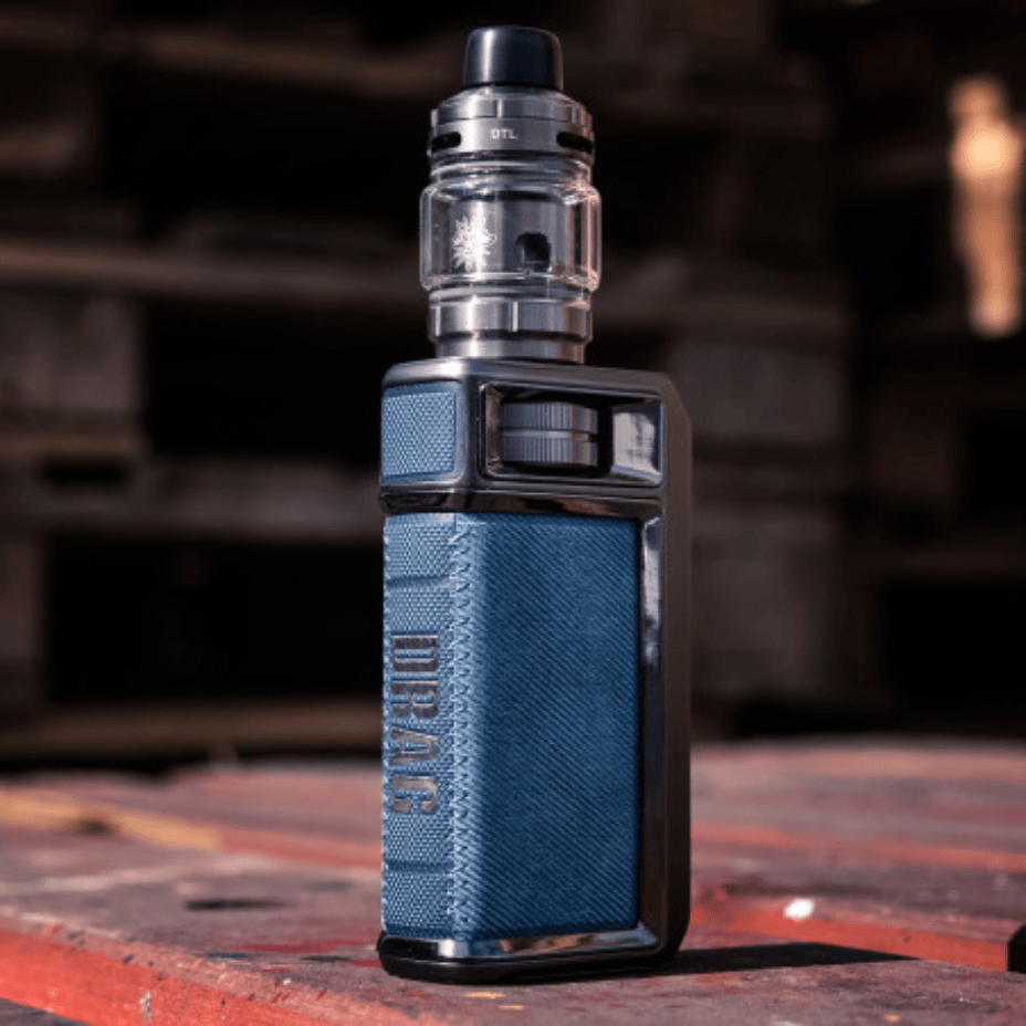 VooPoo Drag 6 Box Mod Kit-220W Blue Okotoks Vape SuperStore Okotoks Alberta