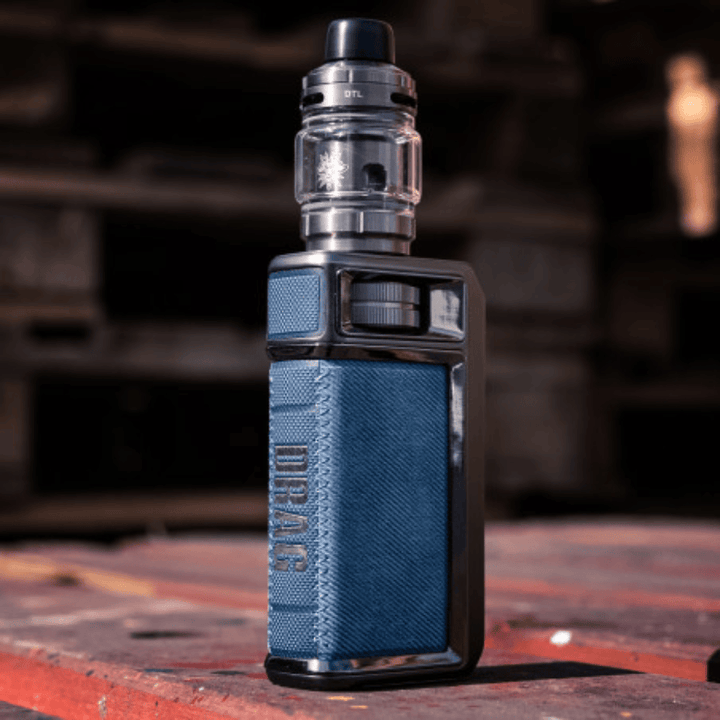VooPoo Drag 6 Box Mod Kit-220W Blue Okotoks Vape SuperStore Okotoks Alberta