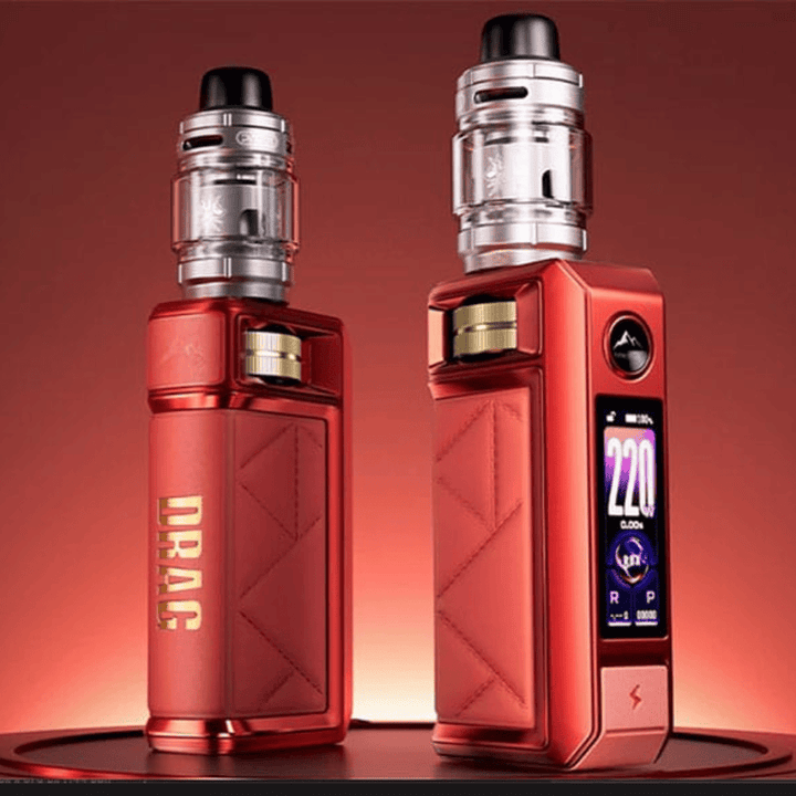 VooPoo Drag 6 Box Mod Kit-220W Red Okotoks Vape SuperStore Okotoks Alberta