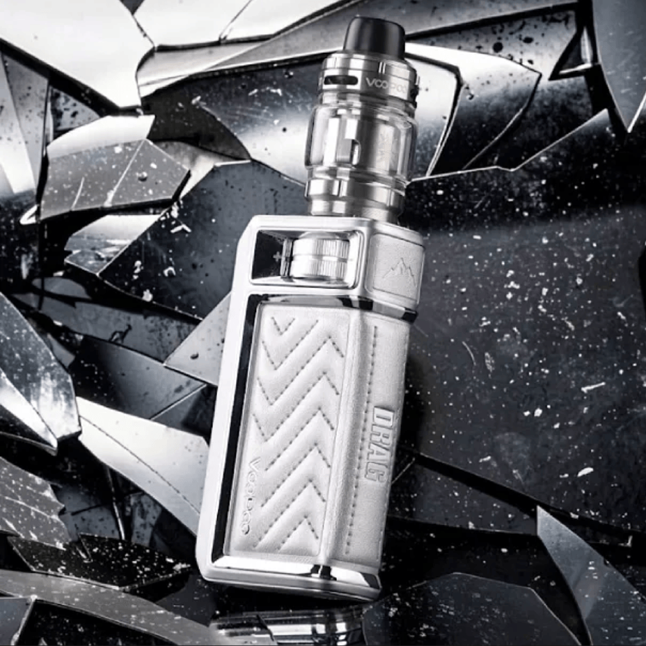 VooPoo Drag 6 Box Mod Kit-220W Silver Okotoks Vape SuperStore Okotoks Alberta