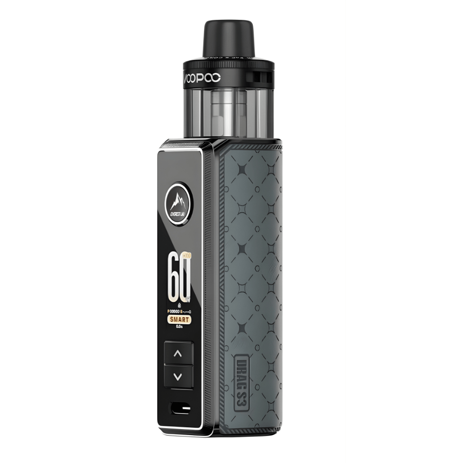 VooPoo Drag S3 Pod Kit-3000mAh metal gray Okotoks Vape SuperStore Okotoks Alberta