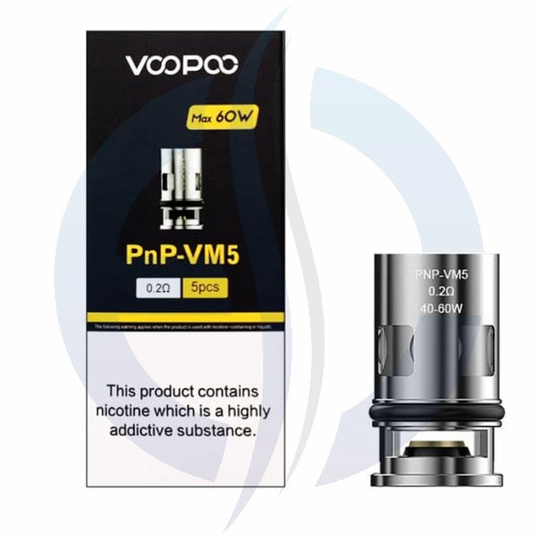 VooPoo PnP Replacement Coils 5/pkg / VM5-0.2 ohm Okotoks Vape SuperStore Okotoks Alberta